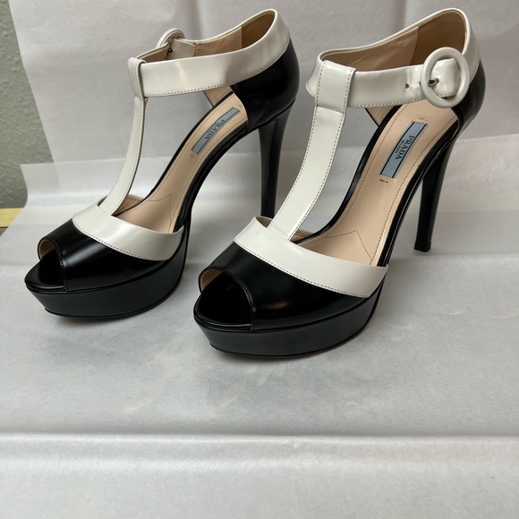 Prada platform sandals. - Picture 2 of 7